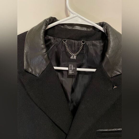 H&M MEN’S PEA COAT - Picture 2 of 6